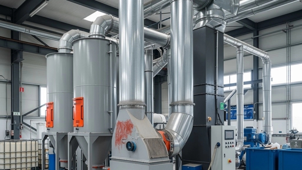 Industrial dust performance in the removal of factory suspended particles